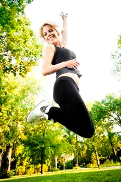 Recreational exercise Stock Photos