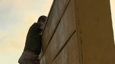 Recruit Training Obstacle Course Marine Corps Recruit Depot Parris Island Stock Footage 75991489