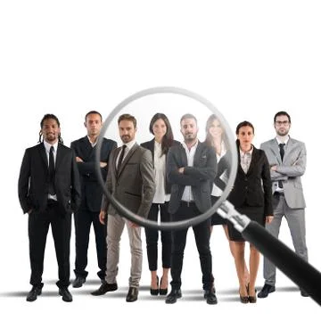 Recruitment and select candidates Stock Photos