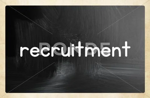 Recruitment concept Stock Illustration
