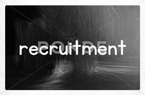 Recruitment concept Stock Illustration