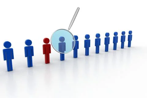 Recruitment  concept Free Stock Illustration
