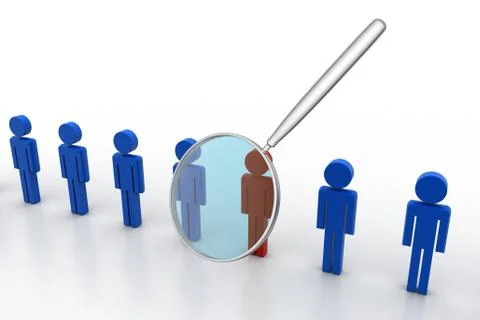 Recruitment  concept Free Stock Illustration