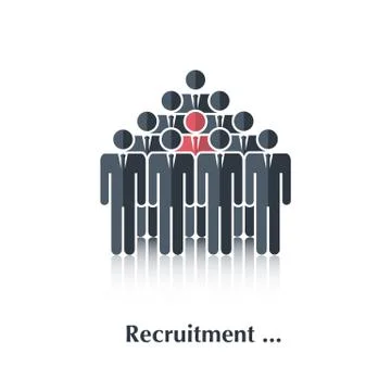 Recruitment Stock Illustration