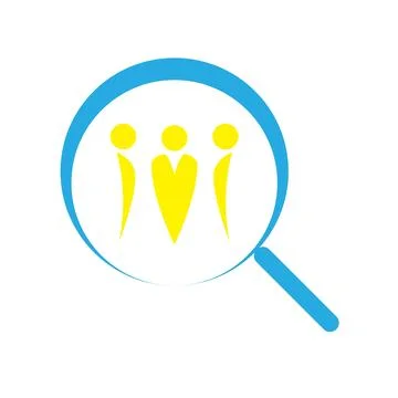Recruitment logo Stock Illustration