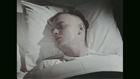 Recruits wake up at the first call early morning - 1960 Vídeos de archivo 102851141