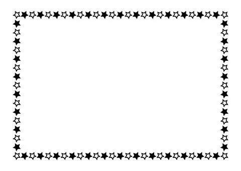 Rectangle a4 frame, border frame graphic simple, art line frame Stock Illustration