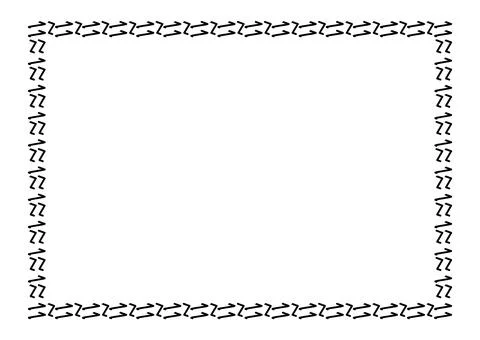 Rectangle a4 frame, border frame graphic simple, art line frame Stock Illustration