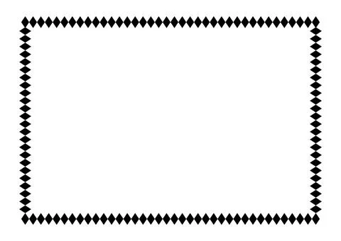 Rectangle a4 frame, border frame graphic simple, art line frame Illustrazione stock