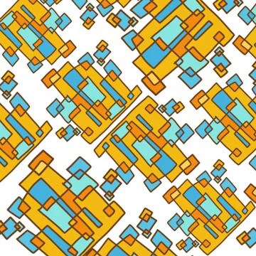 Rectangle abstract art pattern Illustrazione stock