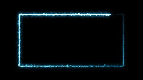 Rectangle Animation of glowing neon rectangles on black background Stock Footage 319676143