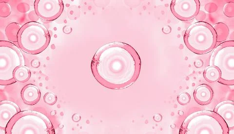 Rectangle banner with cell background in vitro fertilisation.Cosmetology for Illustrazione stock
