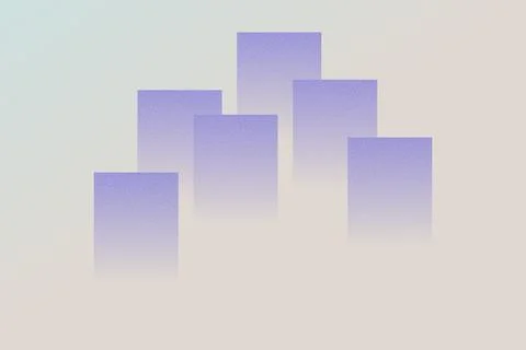Rectangle blocks background illustration with grainy noise Stock Illustration