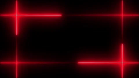 Rectangle border. Line art. Neon. Isolated on black background. Animated co.. Stock Footage 322968113