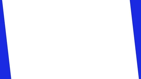 Rectangle box zooming transition animation isolated on white background Stock Footage 321608169