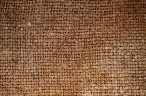 Rectangle from  brown saskcloth background Stock Photos