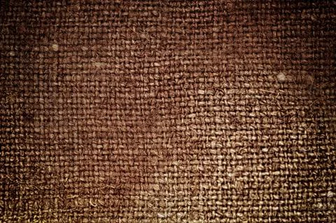 Rectangle from  brown saskcloth background Foto stock