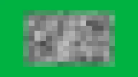 Rectangle censored pixel blur overlay seamless loop animation on green screen. Stock Footage 320897765