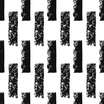 Rectangle charcoal dash lines grid seamless pattern. Abstract doodle geometric 스톡 일러스트