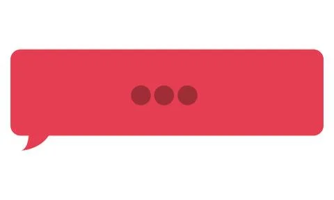 Rectangle chat bubble 스톡 일러스트