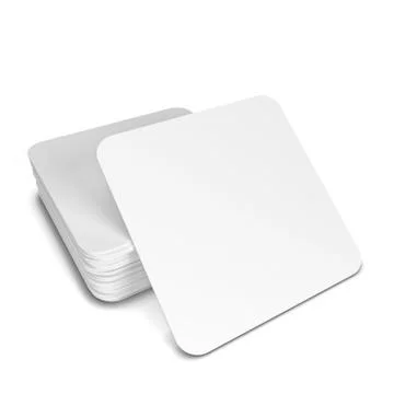 Rectangle coasters Stock Illustration