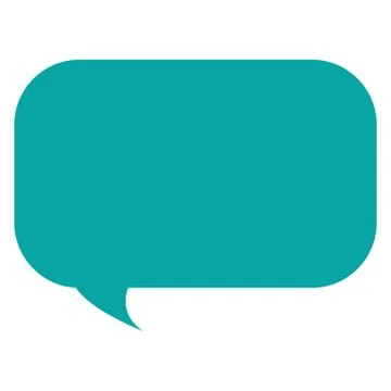 Rectangle conversation bubble icon Stock Illustration