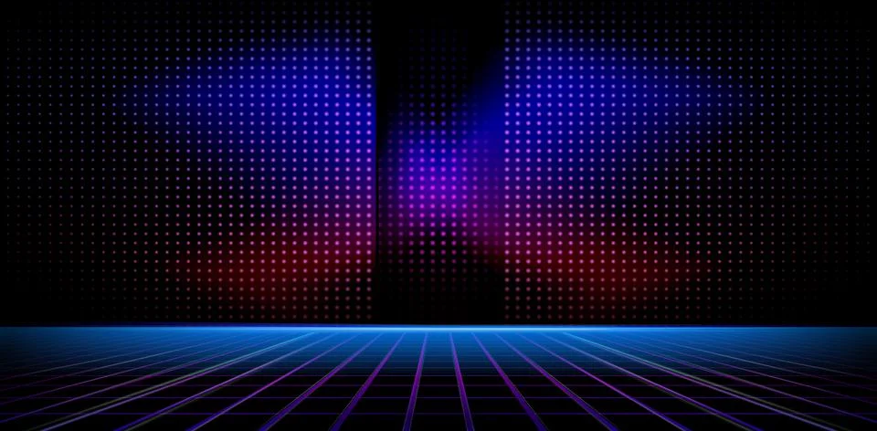 Rectangle dot blue pink background Stock Illustration