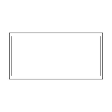 Rectangle frame border shape icon for decorative vintage doodle element for.. Stock Illustration