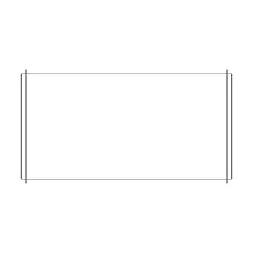 Rectangle frame border shape icon for decorative vintage doodle element for.. 스톡 일러스트