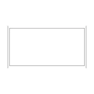 Rectangle frame border shape icon for decorative vintage doodle element for.. Stock Illustration