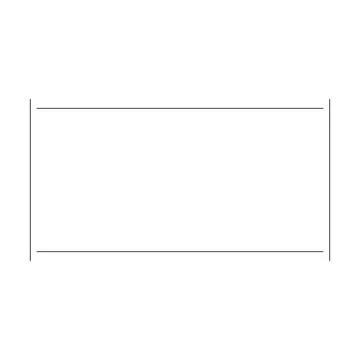 Rectangle frame border shape icon for decorative vintage doodle element for.. Stock Illustration