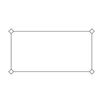 Rectangle frame border shape icon for decorative vintage doodle element for.. 스톡 일러스트