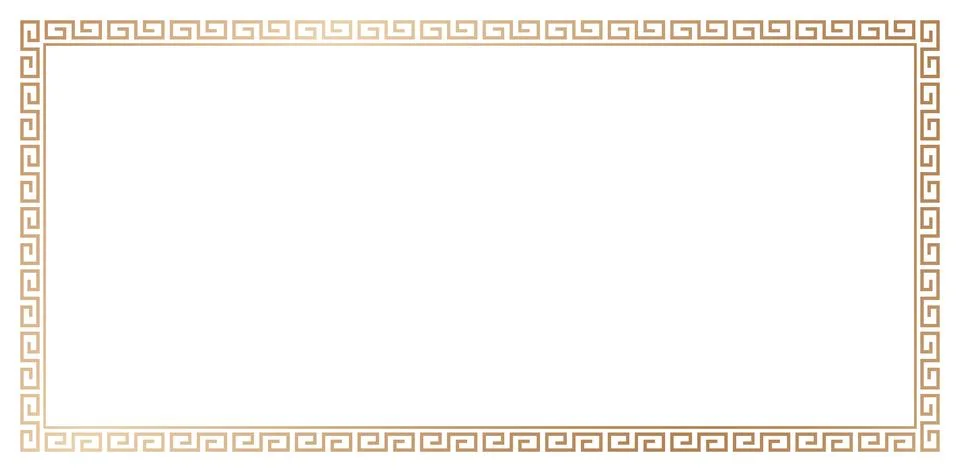 Rectangle frame chinese ornament Stock Illustration
