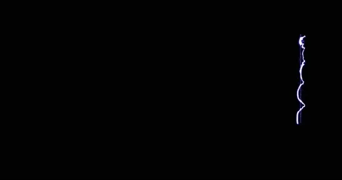 Rectangle, frame of energy, neon, smoke. blue white rectangle on a black Stock Footage 171351727
