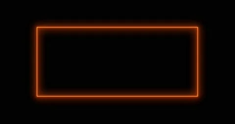 Rectangle, frame of energy, neon, smoke. orange, red rectangle on a black Stock Footage 172376863