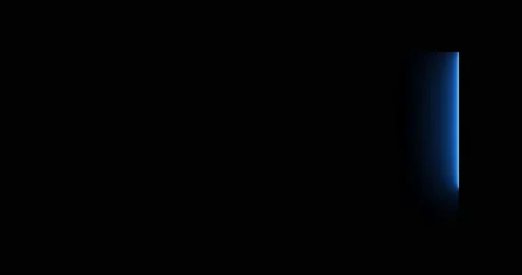 Rectangle, frame of energy, neon, smoke. blue rectangle on a black background Stock Footage 177603221