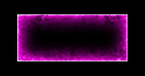 Rectangle, frame of energy, neon, smoke. purple, lilac rectangle on a black Stock-Illustration