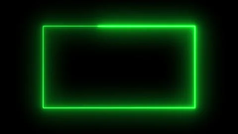 Rectangle frame icon animation glowing neon pink and blue color bordar fram.. Vídeos de archivo 346490372