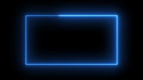 Rectangle frame icon animation glowing neon pink and blue color bordar fram.. 스톡 동영상 346490373