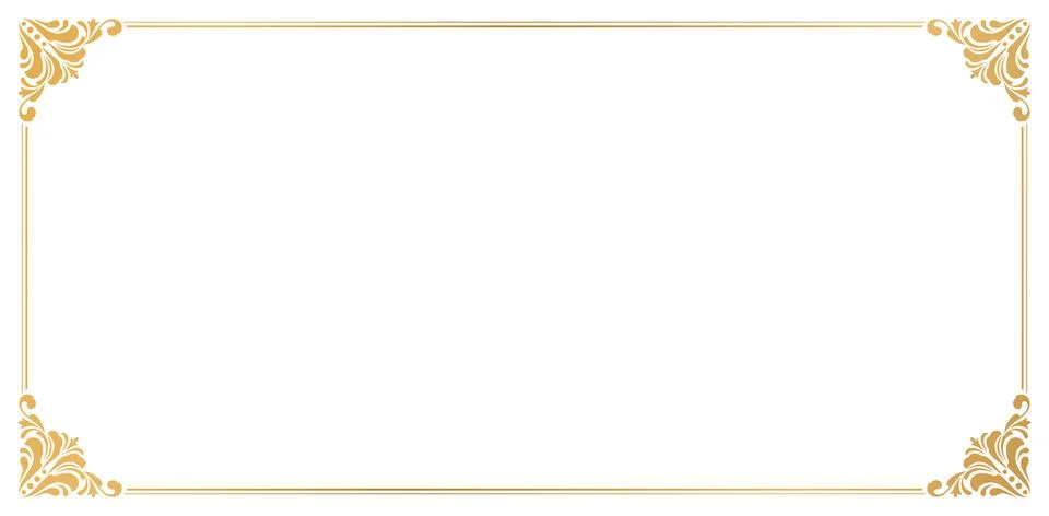 Rectangle frame ornamental corner 스톡 일러스트