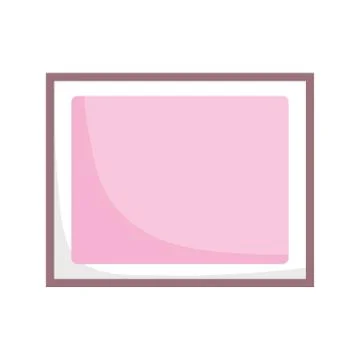 Rectangle frame pink background decoration isolated design Illustrazione stock