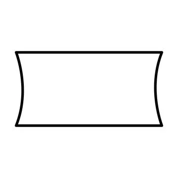 Rectangle frame shape icon, decorative vintage border doodle element イラスト素材