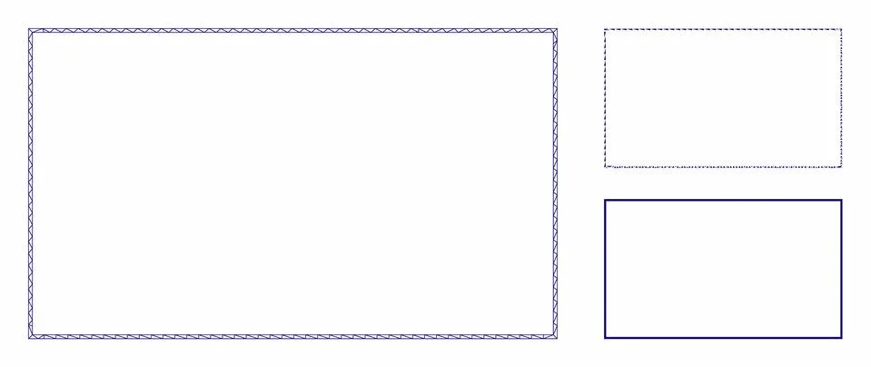 Rectangle Frame Vector Mesh Wire Frame Model and Triangle Mosaic Icon Stock Illustration