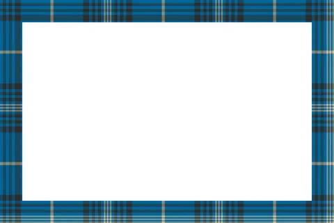 Rectangle frame vector vintage pattern design template. Border designs plaid Stock Illustration