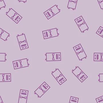 Rectangle geometric shape character line seamless pattern Stockillustratie