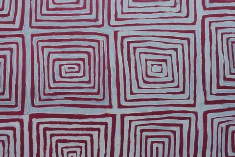 Rectangle geometric shape of Labyrinth abstract background Foto stock