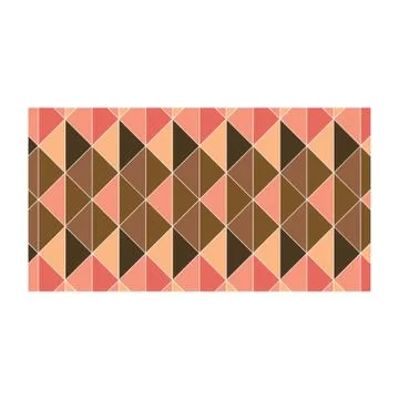 Rectangle With Geometrical Pattern イラスト素材
