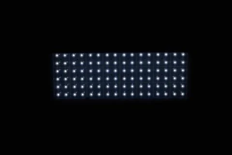 Rectangle with glowing lights. Foto stock