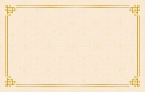 Rectangle gold frame ornament with set sail champagne background pattern Stock Illustration