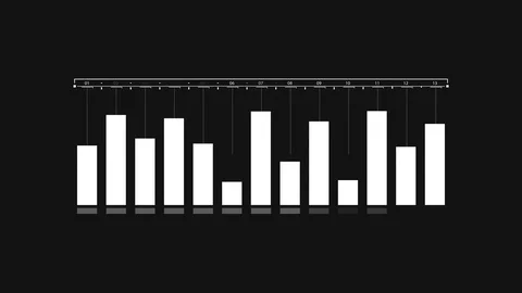Rectangle graphical representation Stock Footage 107077945
